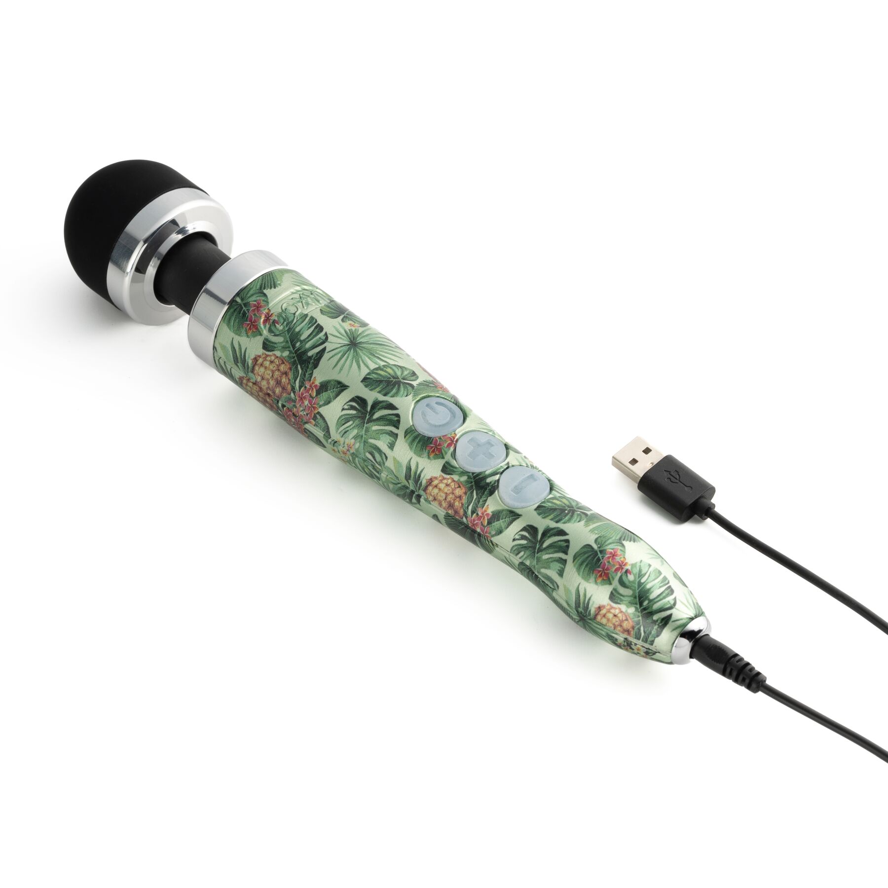 Вібромасажер DOXY Die Cast 3R - PINEAPPLE, дуже потужний, перезаряджуваний, металевий корпус - Зображення 3