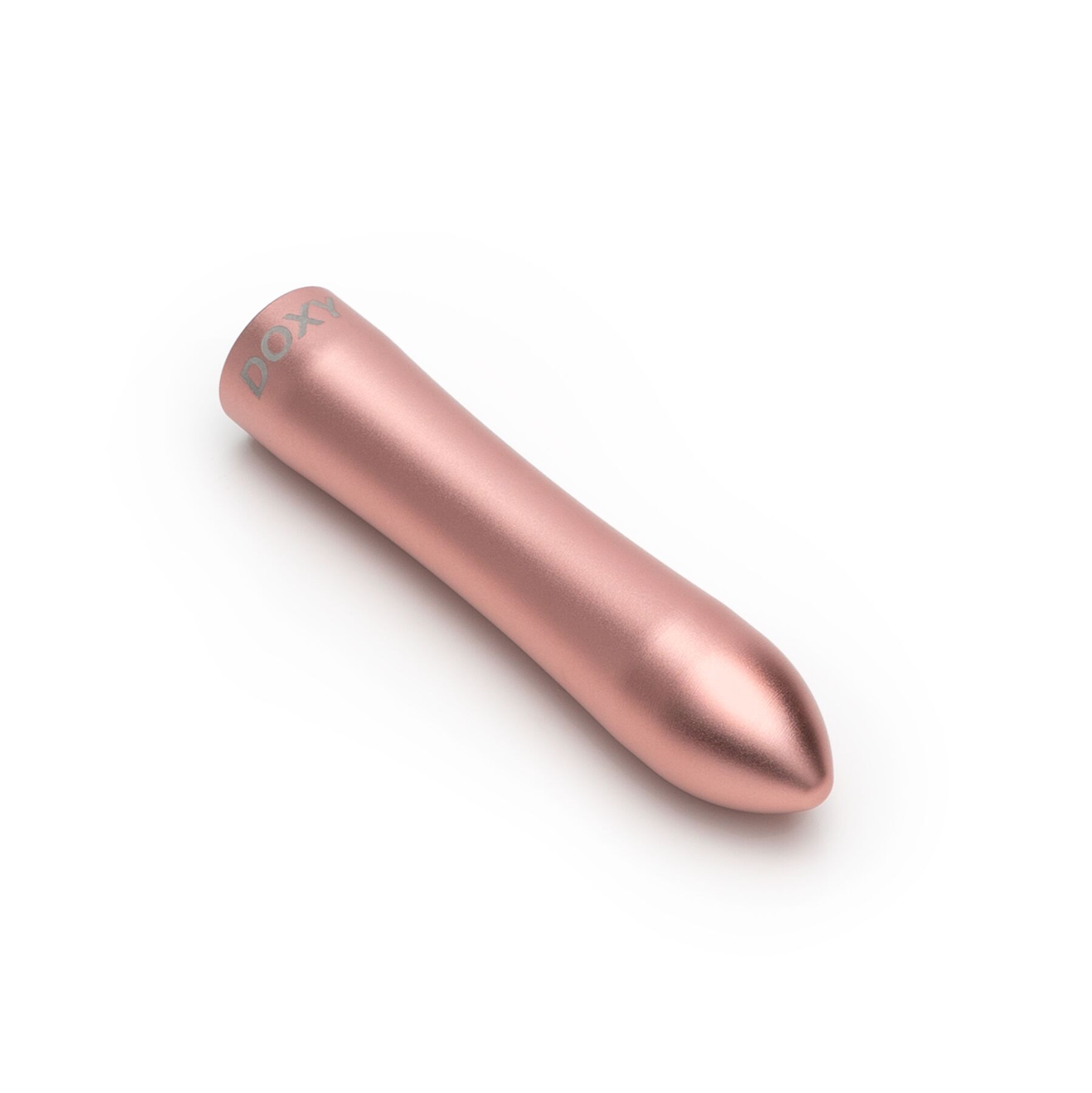 Потужна віброкуля DOXY ROSE GOLD у металевому кейсі, ультрагладенька, 7 режимів - Зображення 2