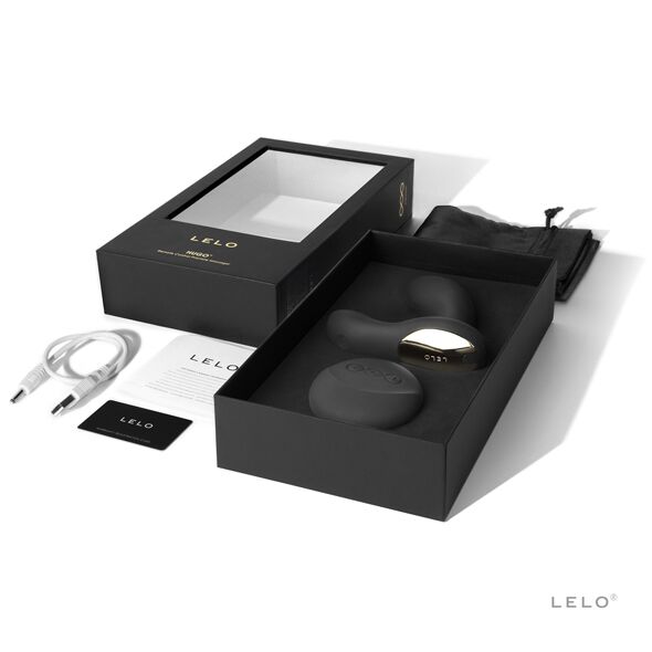 Масажер простати LELO Hugo Black, 2 мотори, пульт ДК, керування рухом - Зображення 2