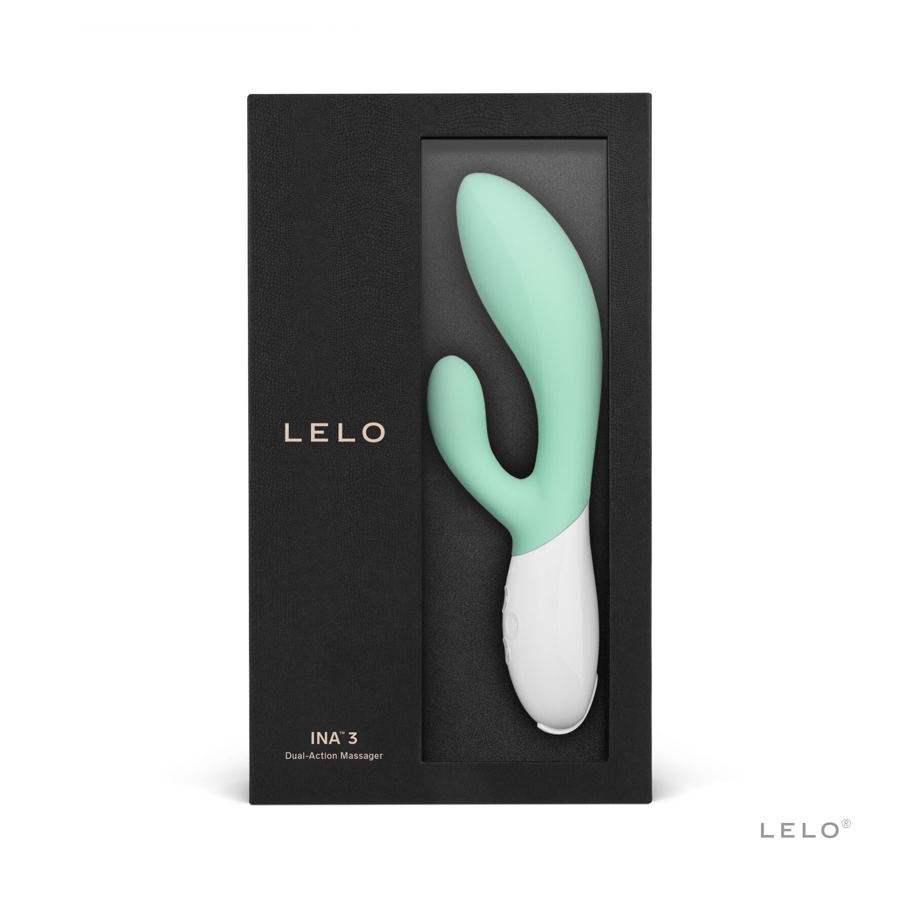 Вібратор-кролик LELO Ina 3 Seaweed, 10 режимів вібрації, потужний мотор - Зображення 3