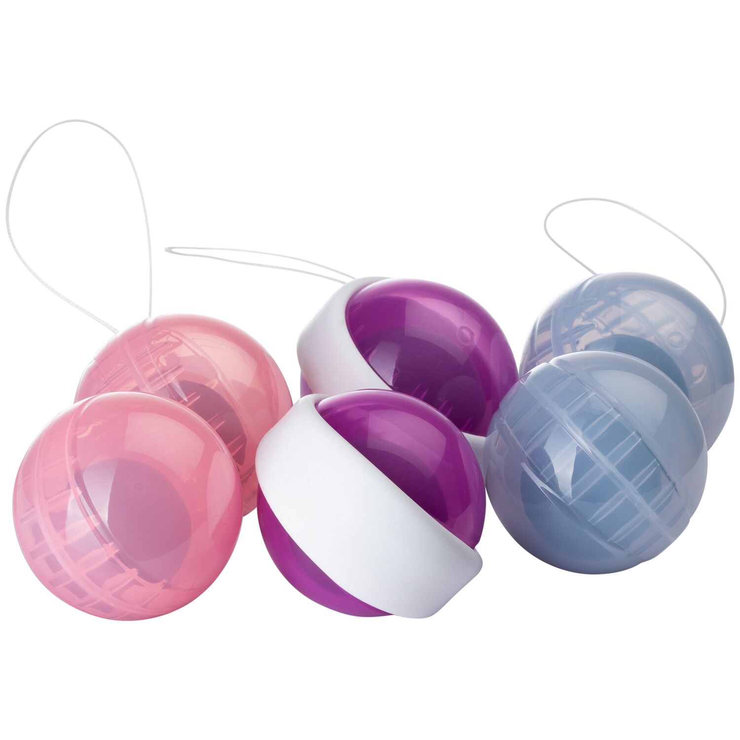 Набір вагінальних кульок LELO Beads Plus, діаметр 3,5 см, змінне навантаження 2х28, 2х37 та 2х60 г - Зображення 3