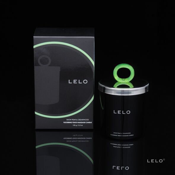 Масажна свічка LELO Massage Candle Snow Pear & Cedarwood, соєвий віск, 36 годин горіння - Зображення 2