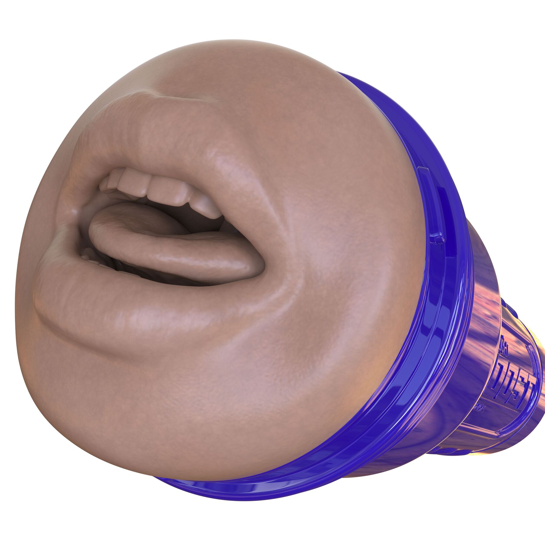Мастурбатор-ротик Fleshlight Boost Blow Light Medium Flesh, плаваючі кільця Turbo Tech - Зображення 2