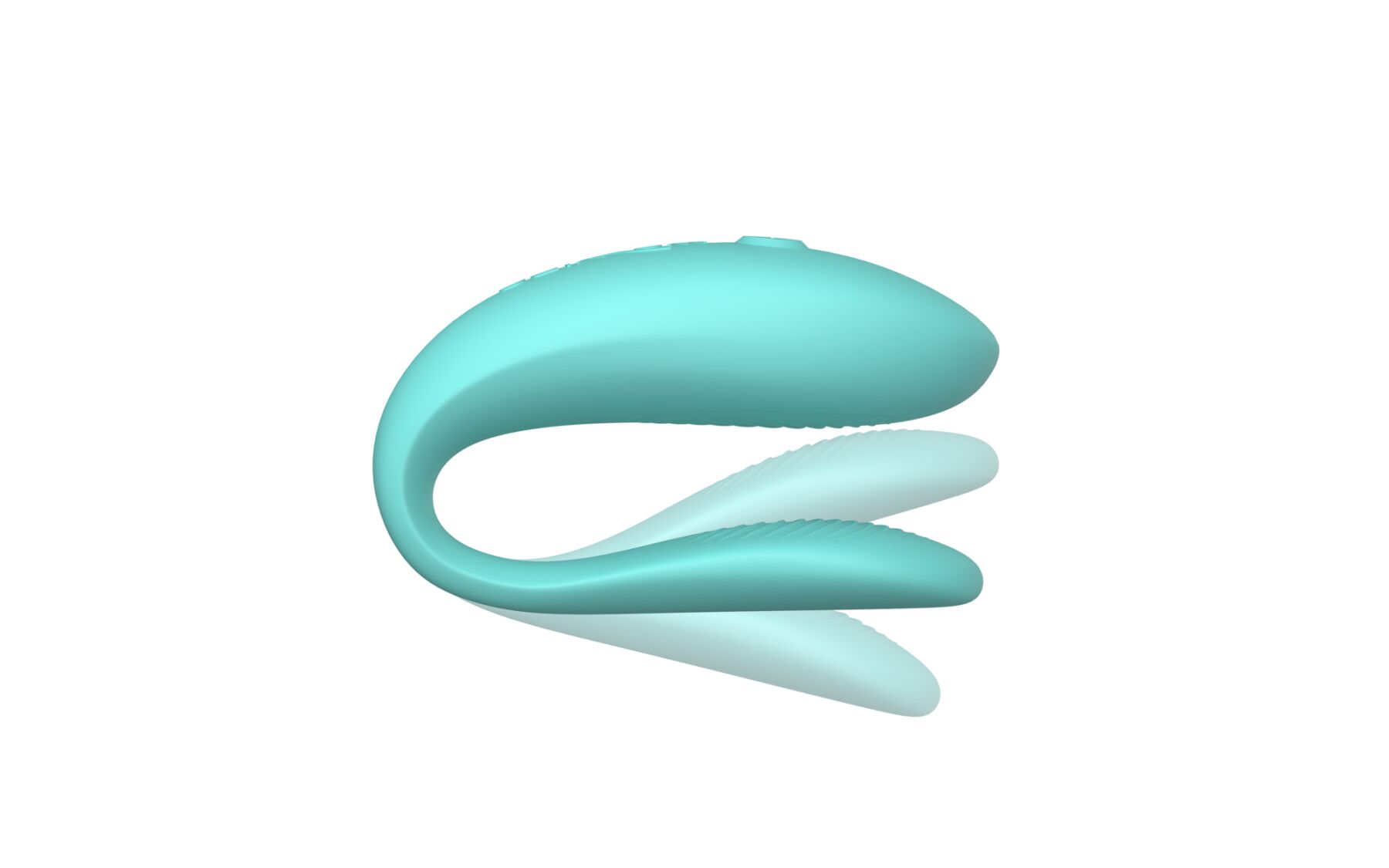 Смарт-вібратор для пар We-Vibe Sync Lite Aqua, 10 віброрежимів, можна поєднувати з проникним сексом - Зображення 3