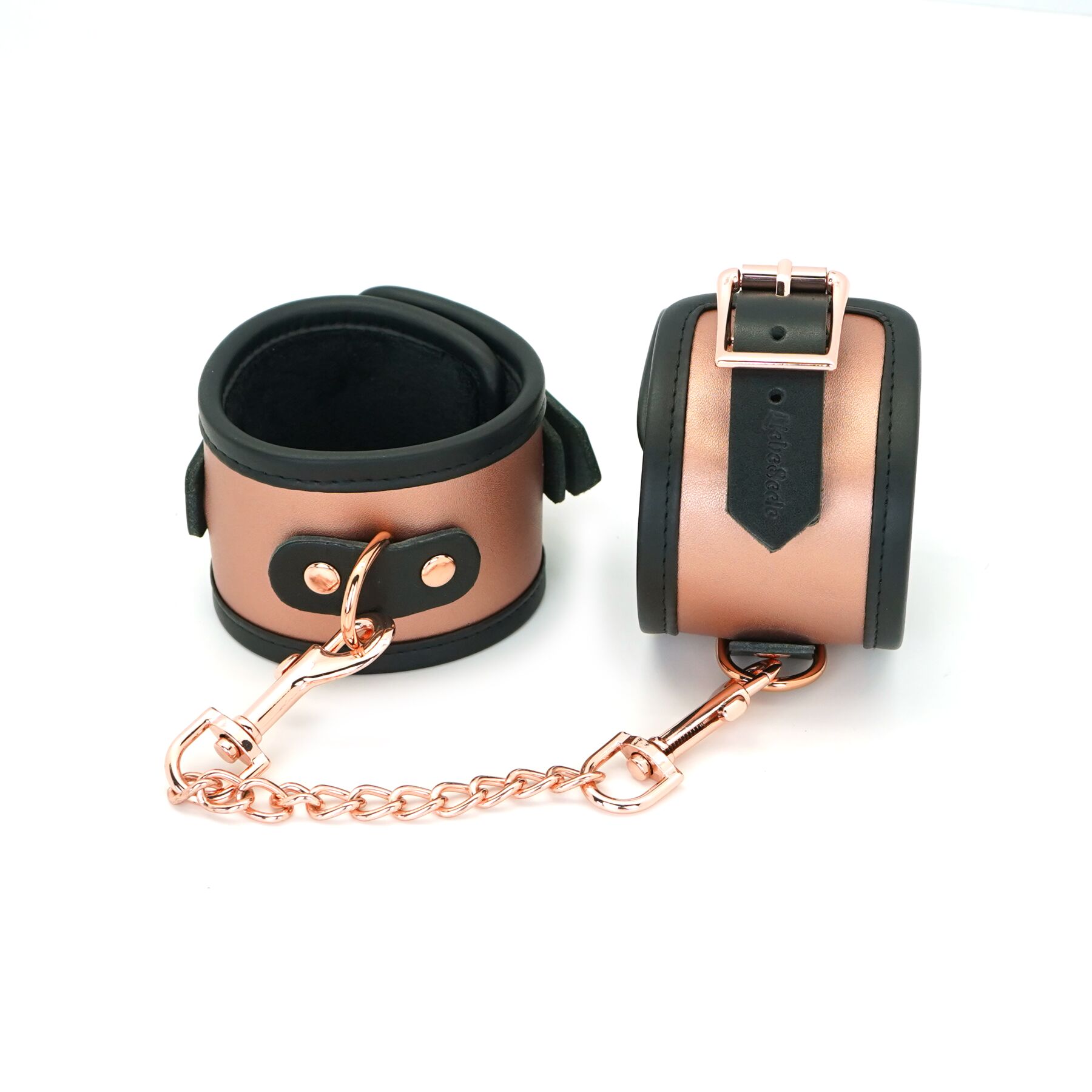 Поножі Liebe Seele Rose Gold Memory Ankle Cuffs, натуральна шкіра, рожеве золото - Зображення 2