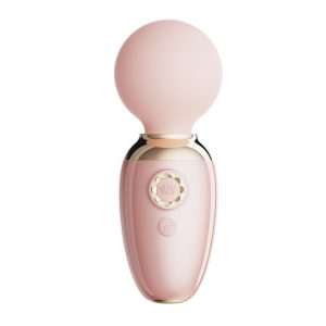 Смарт-вібромасажер Zalo – AVA Sakura Pink, 8 режимів, підігрів, дуже потужний та компактний