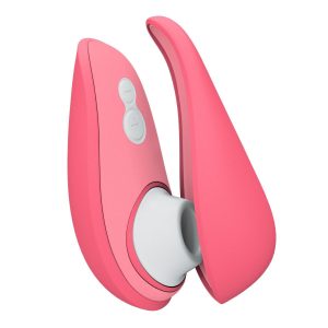 Вакуумний кліторальний стимулятор Womanizer Liberty 2 Vibrant Rose, 8 режимів, магнітна кришечка