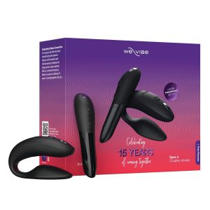 Подарунковий набір We-Vibe 15 Year Anniversary Collection, смарт-вібратор для пар + віброкуля