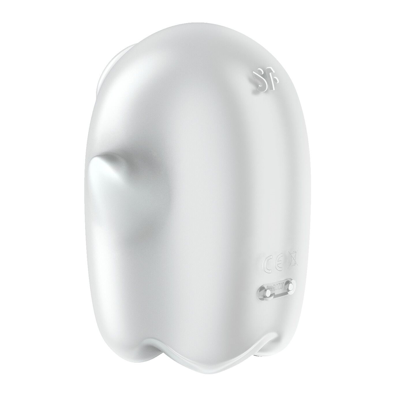 Вакуумний кліторальний стимулятор з вібрацією Satisfyer Glowing Ghost White, світиться в темряві - Зображення 4