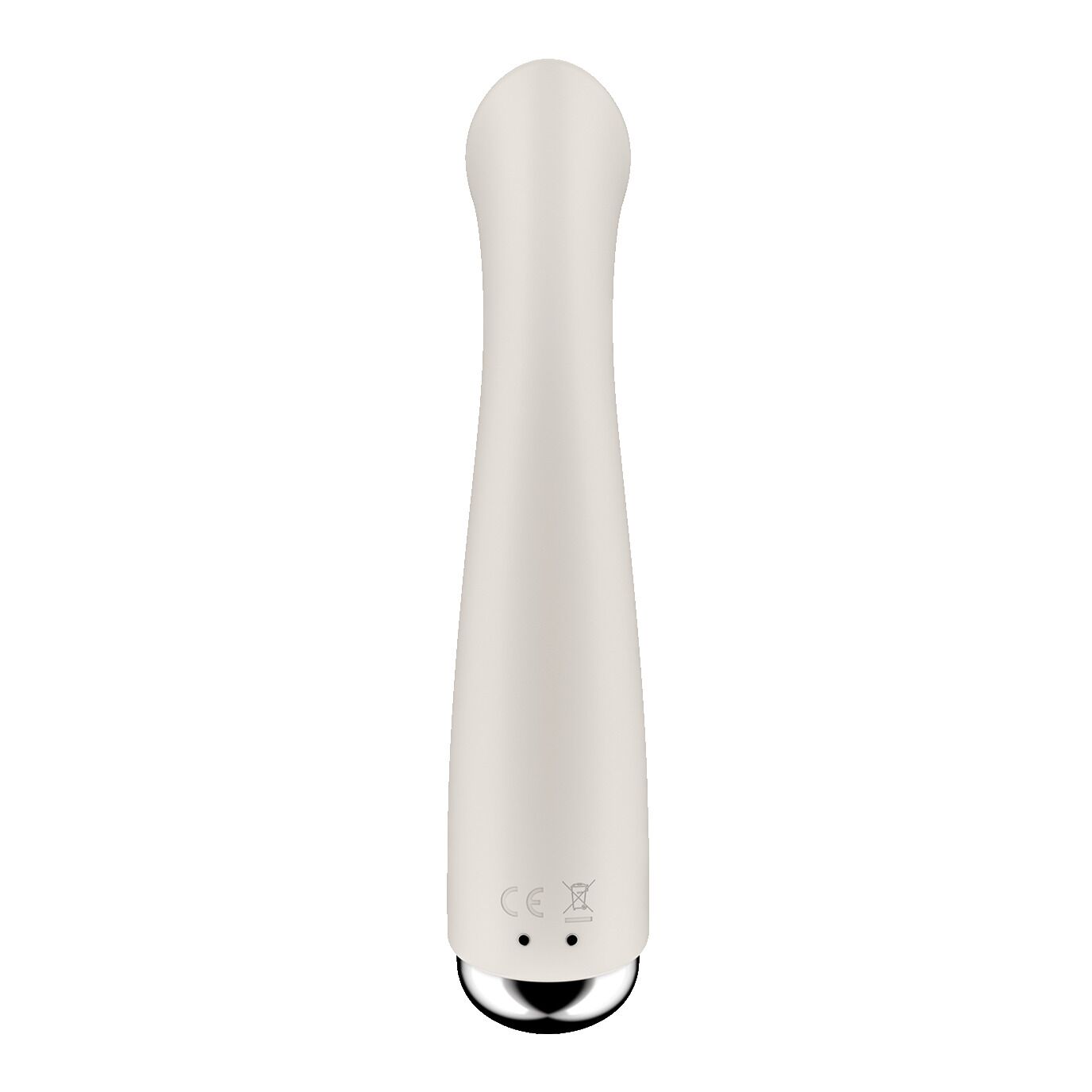 Вібратор з ротацією Satisfyer Spinning G-Spot 1 Beige, плоский майданчик для стимуляції точки G - Зображення 4