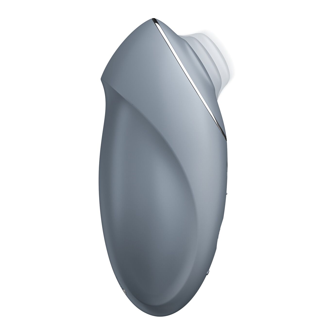 Вібростимулятор-пульсатор Satisfyer Tap & Climax 1 Bluegrey, ефект постукування пальцем, 2 мотори - Зображення 2