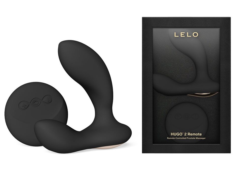Масажер простати LELO Hugo 2 Remote Black, 2 мотори, дуже потужний, пульт ДК - Зображення 2