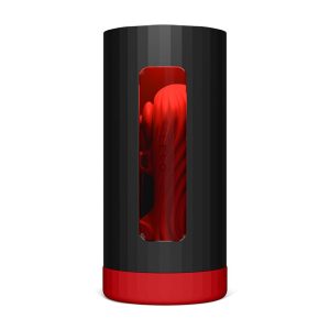 Смарт-мастурбатор LELO F1S V3 XL Red, збільшений, 2 мотори, 8 режимів, стимуляція звуковими хвилями