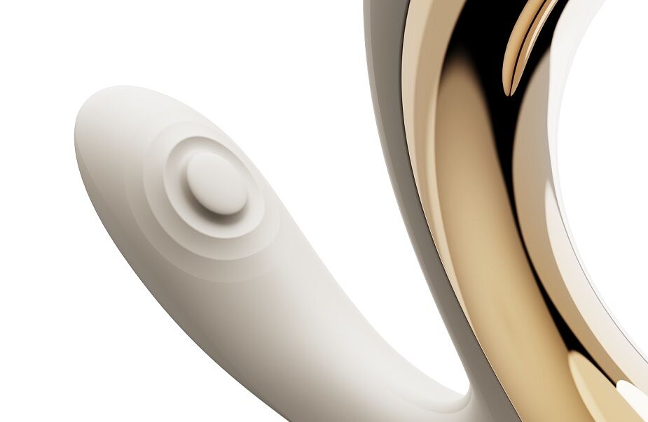 Вібратор-пульсатор з вакуумною насадкою Zalo – Talis G-Spot PulseWave Vibrator Ivory White - Зображення 4