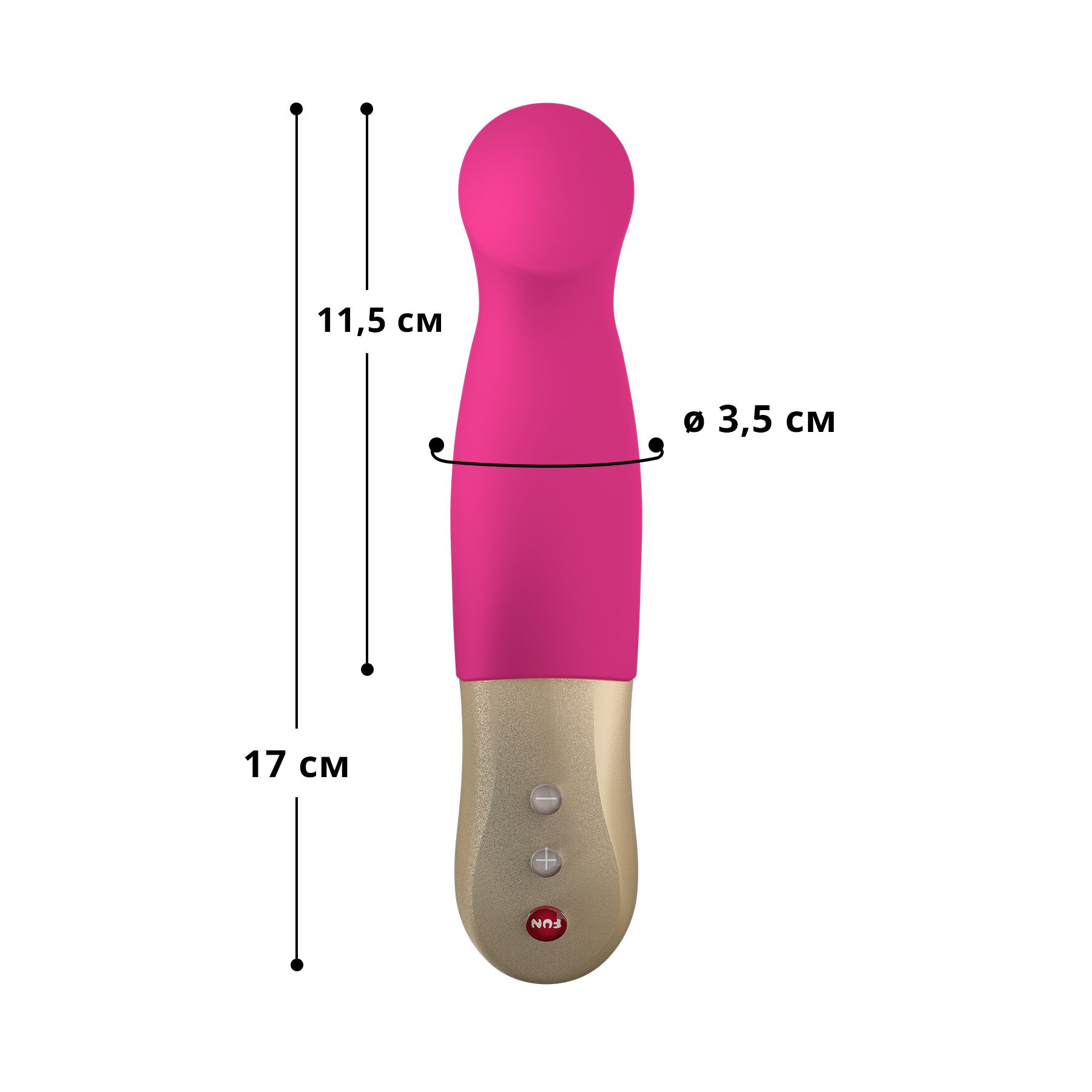 Вібратор-пульсатор Fun Factory SUNDAZE fuchsia pink - Зображення 2