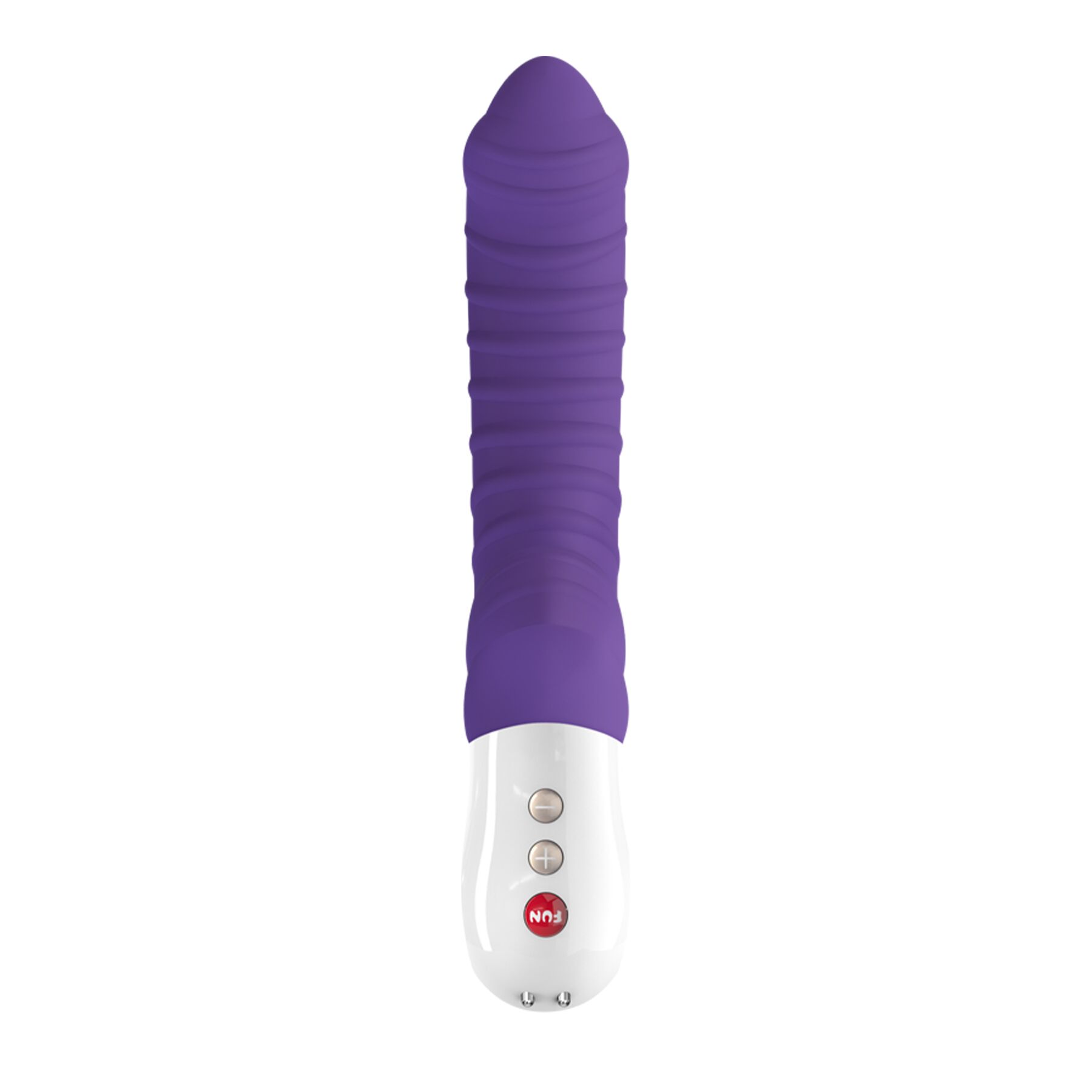Вібратор для точки G Fun Factory TIGER violet, ребристий, підходить для анальної стимуляції - Зображення 2