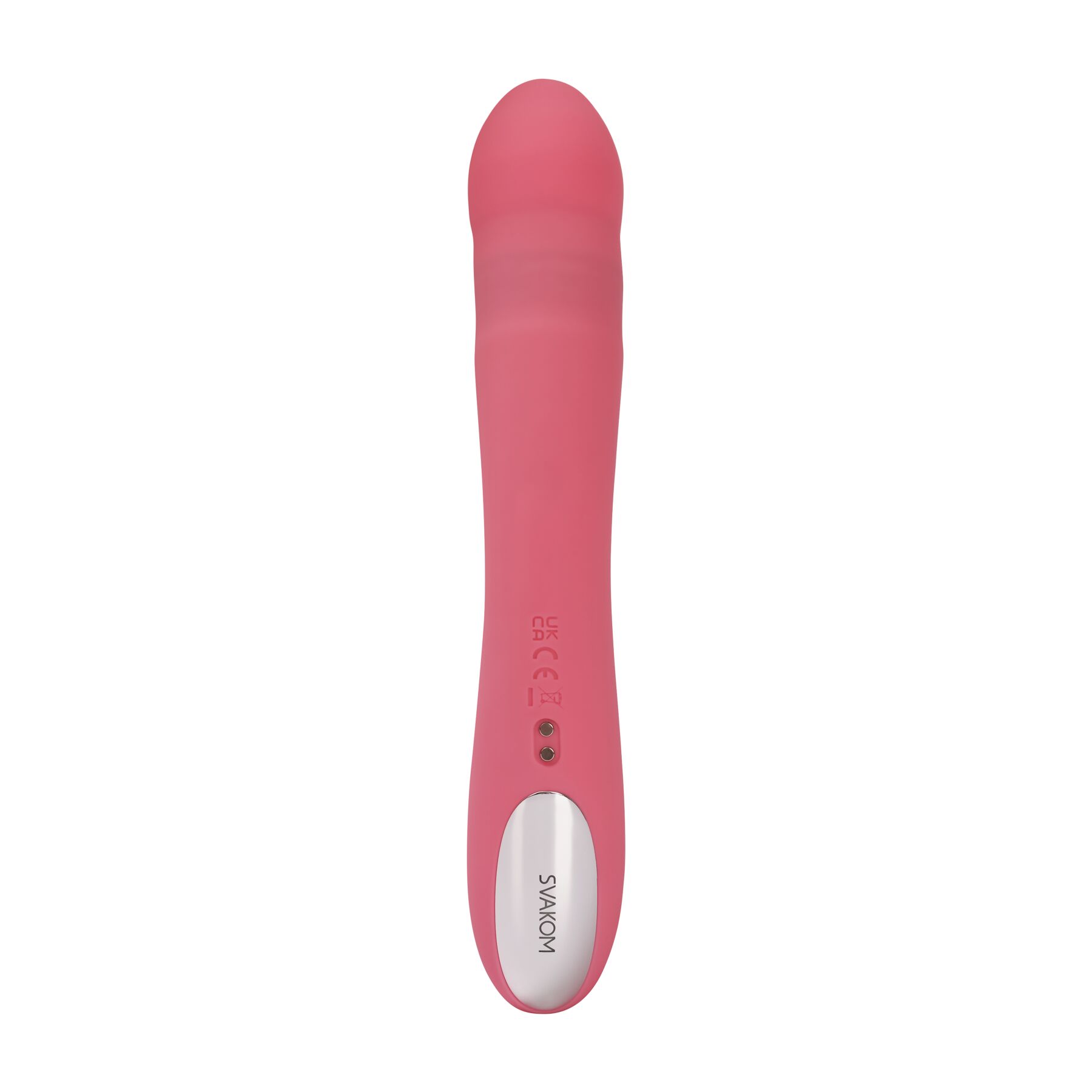 Вібратор-кролик Svakom Avery Strawberry Pink зі стовбуром, що рухається, рух вперед-назад - Зображення 2