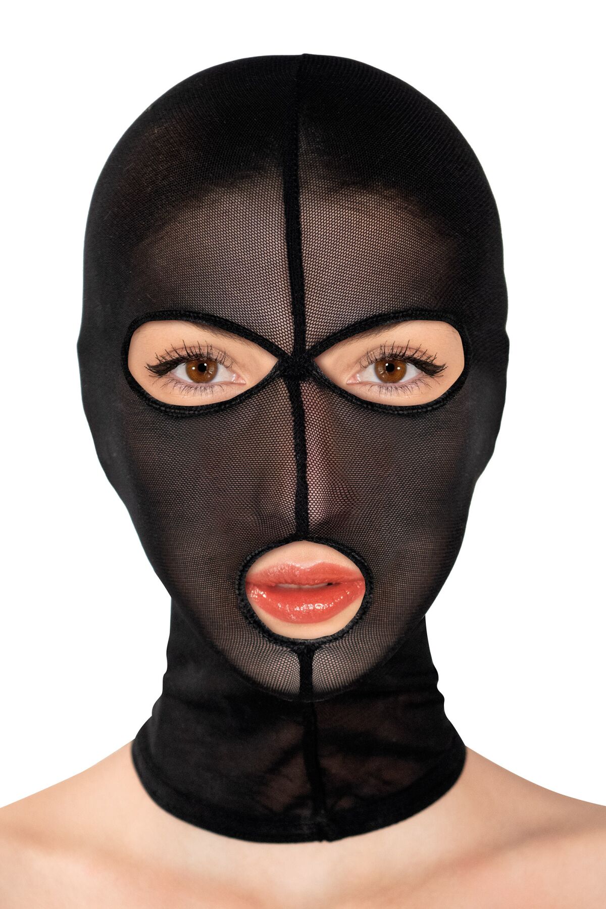 Капюшон Fetish Tentation Feshnet Hood, напівпрозора сітка