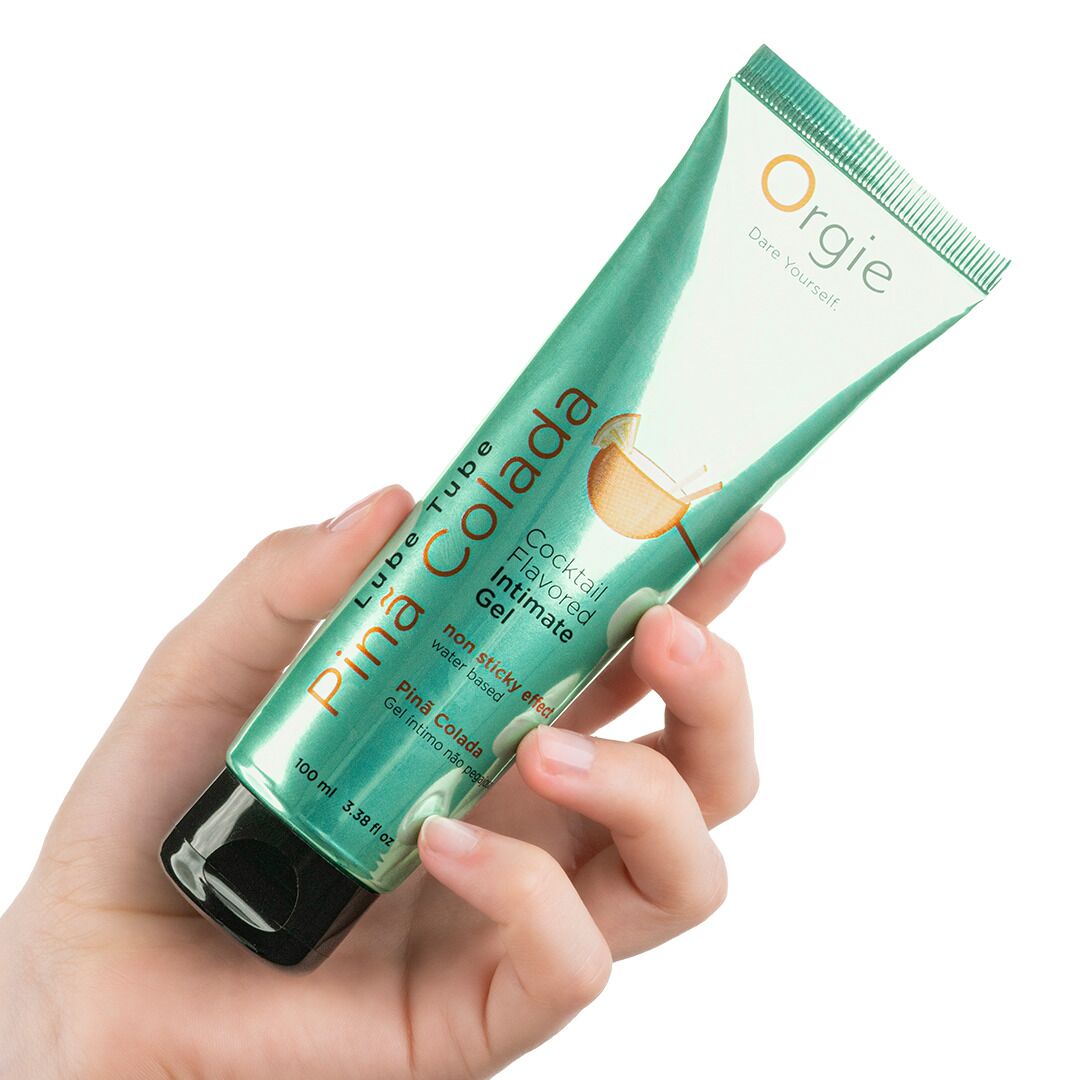 Лубрикант на водній основі Orgie Lube Tube Pina Colada, 100 мл, смак та аромат піна колади - Зображення 4