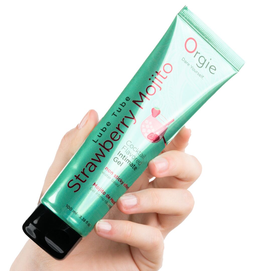 Лубрикант на водній основі Orgie Lube Tube Strawberry Mojito, 100 мл - Зображення 4