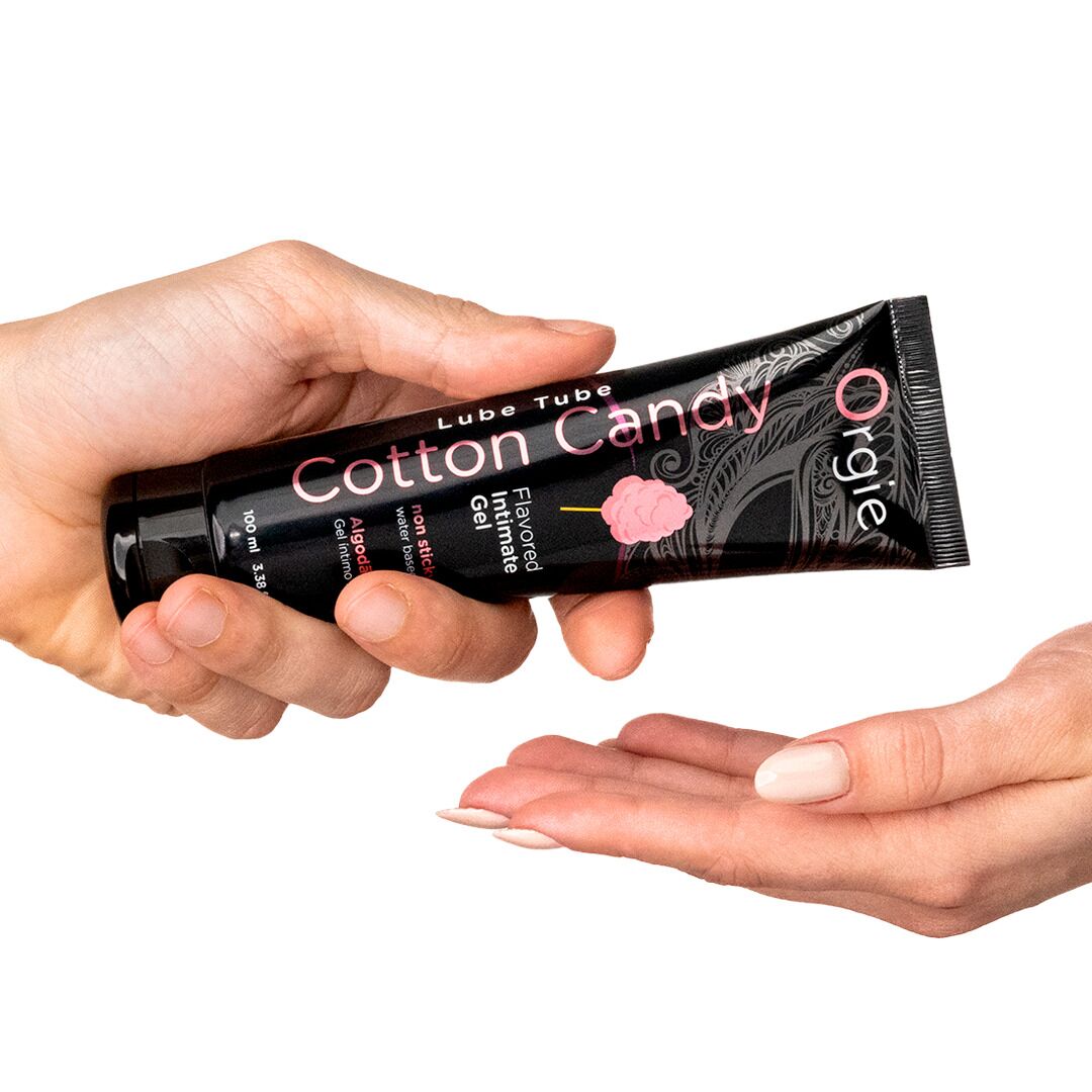 Лубрикант на водній основі Orgie Lube Tube Cotton Candy, 100 мл, зі смаком та ароматом солодкої вати - Зображення 2