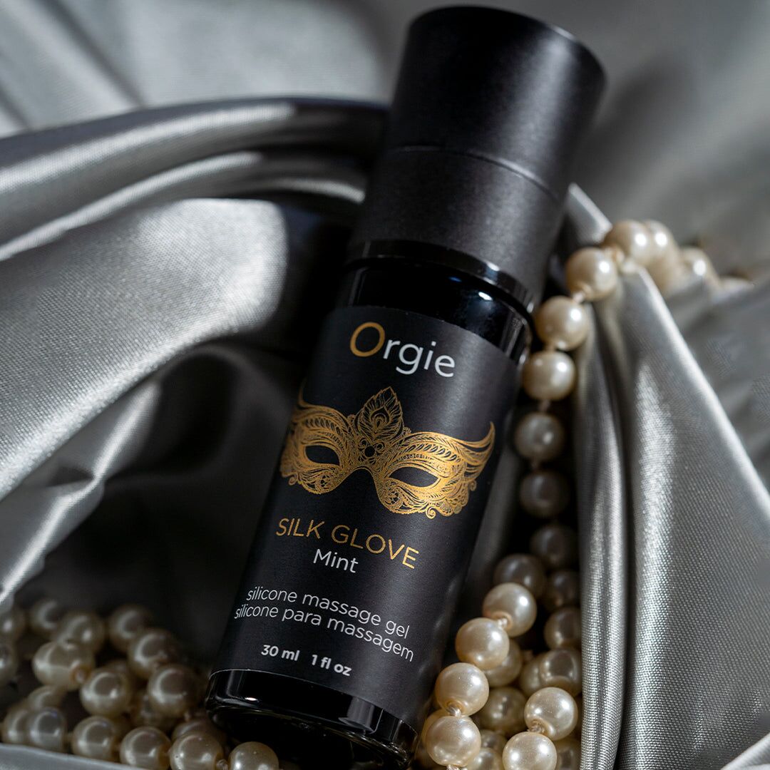 Набір для перлинного масажу Orgie – Pearls Lust Massage (30 мл), силіконовий гель, намисто - Зображення 4