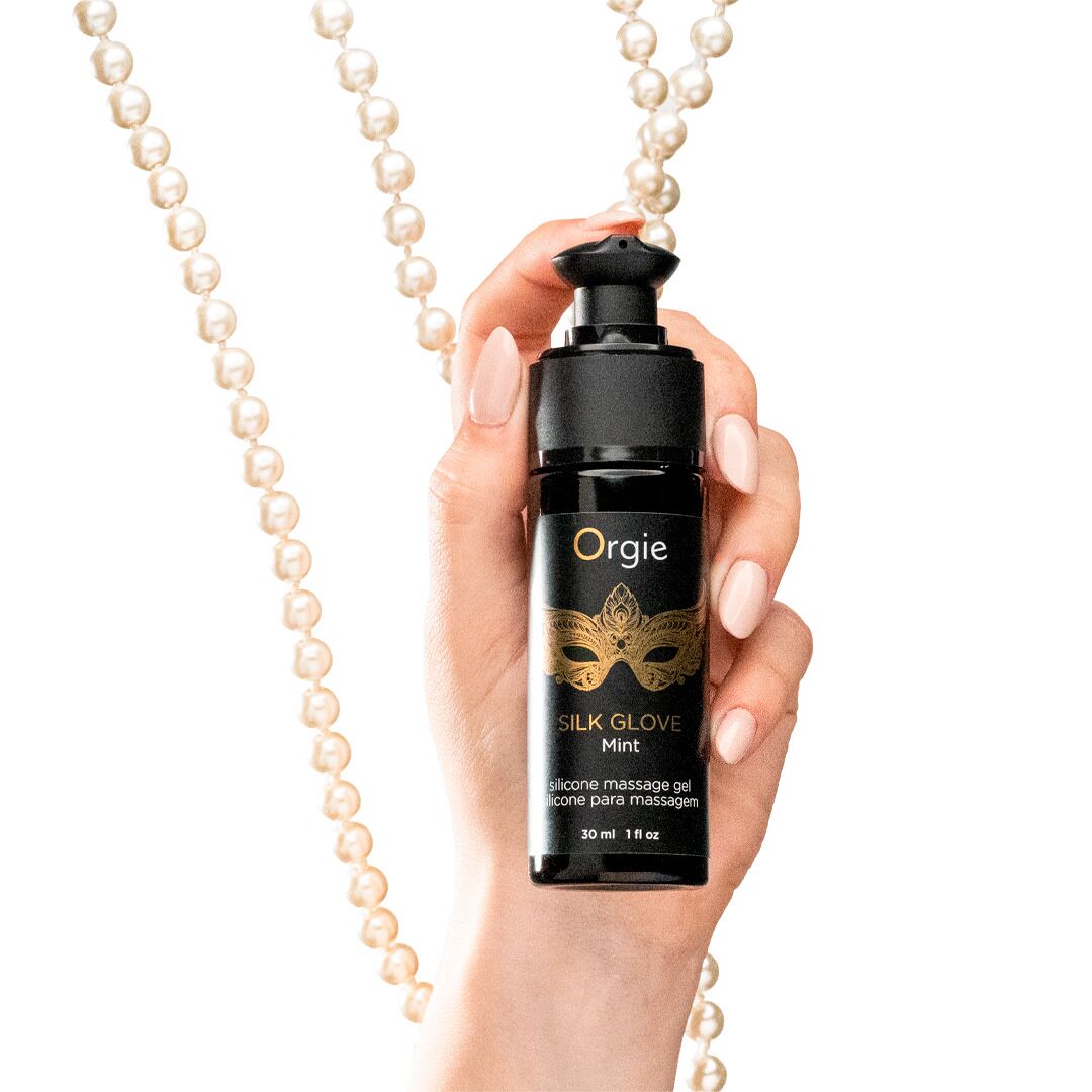 Набір для перлинного масажу Orgie – Pearls Lust Massage (30 мл), силіконовий гель, намисто - Зображення 2