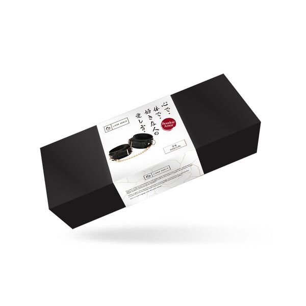 Поножі Liebe Seele Boudoir Amor Ankle Cuffs Black, знімний з’єднувальний ланцюжок - Зображення 2