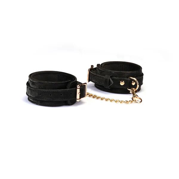 Поножі Liebe Seele Boudoir Amor Ankle Cuffs Black, знімний з’єднувальний ланцюжок - Зображення 3