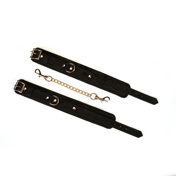 Поножі Liebe Seele Boudoir Amor Ankle Cuffs Black, знімний з’єднувальний ланцюжок - Зображення 4