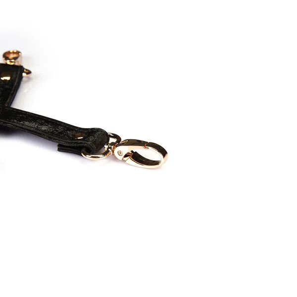 Хрестовина для фіксації Liebe Seele Boudoir Amor Pink Hogtie Black, на карабінах - Зображення 3