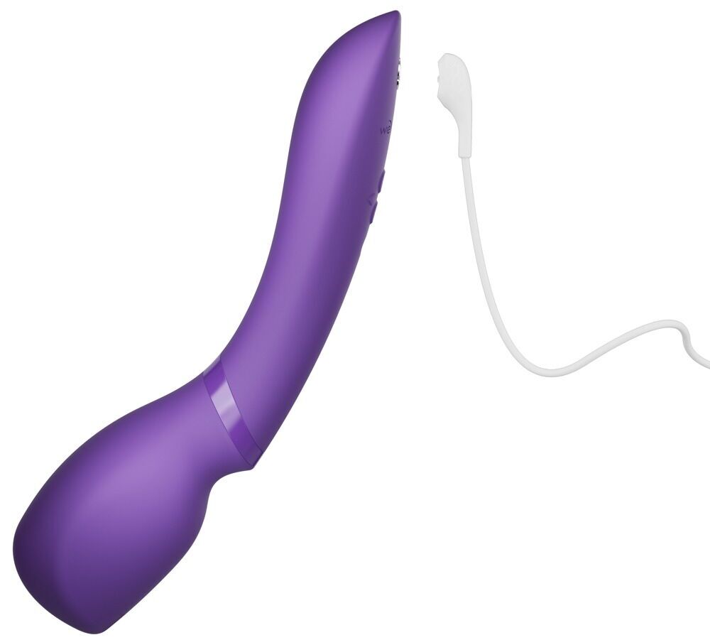 Смарт-вібромасажер We-Vibe Wand 2 Purple, дуже потужний, функція Smart Silence - Зображення 4