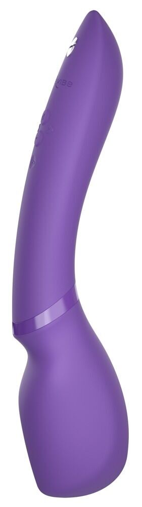 Смарт-вібромасажер We-Vibe Wand 2 Purple, дуже потужний, функція Smart Silence - Зображення 3