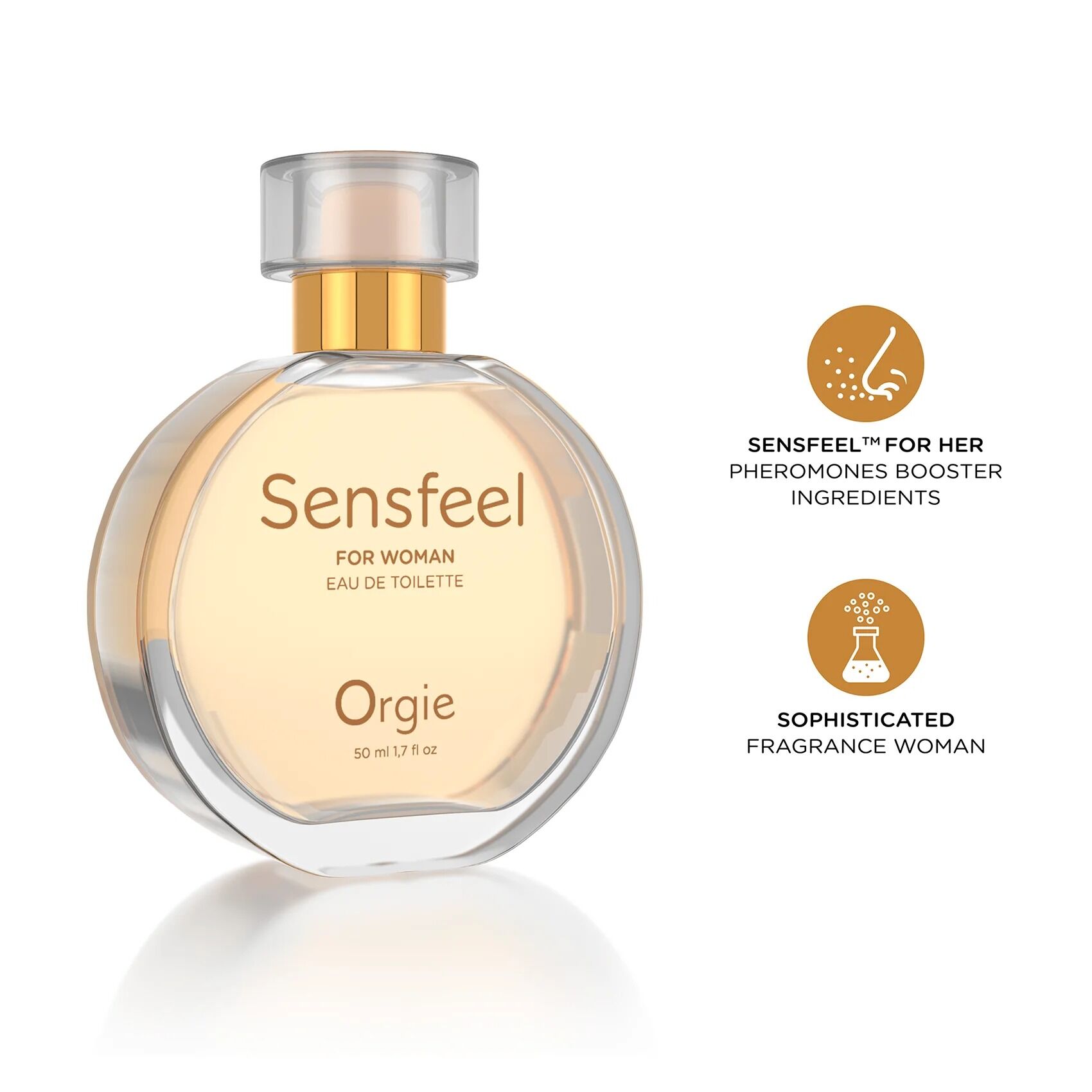 Жіночі парфуми з феромонами Orgie – Sensfeel for Woman (50 мл), квітково-фруктовий аромат - Зображення 2