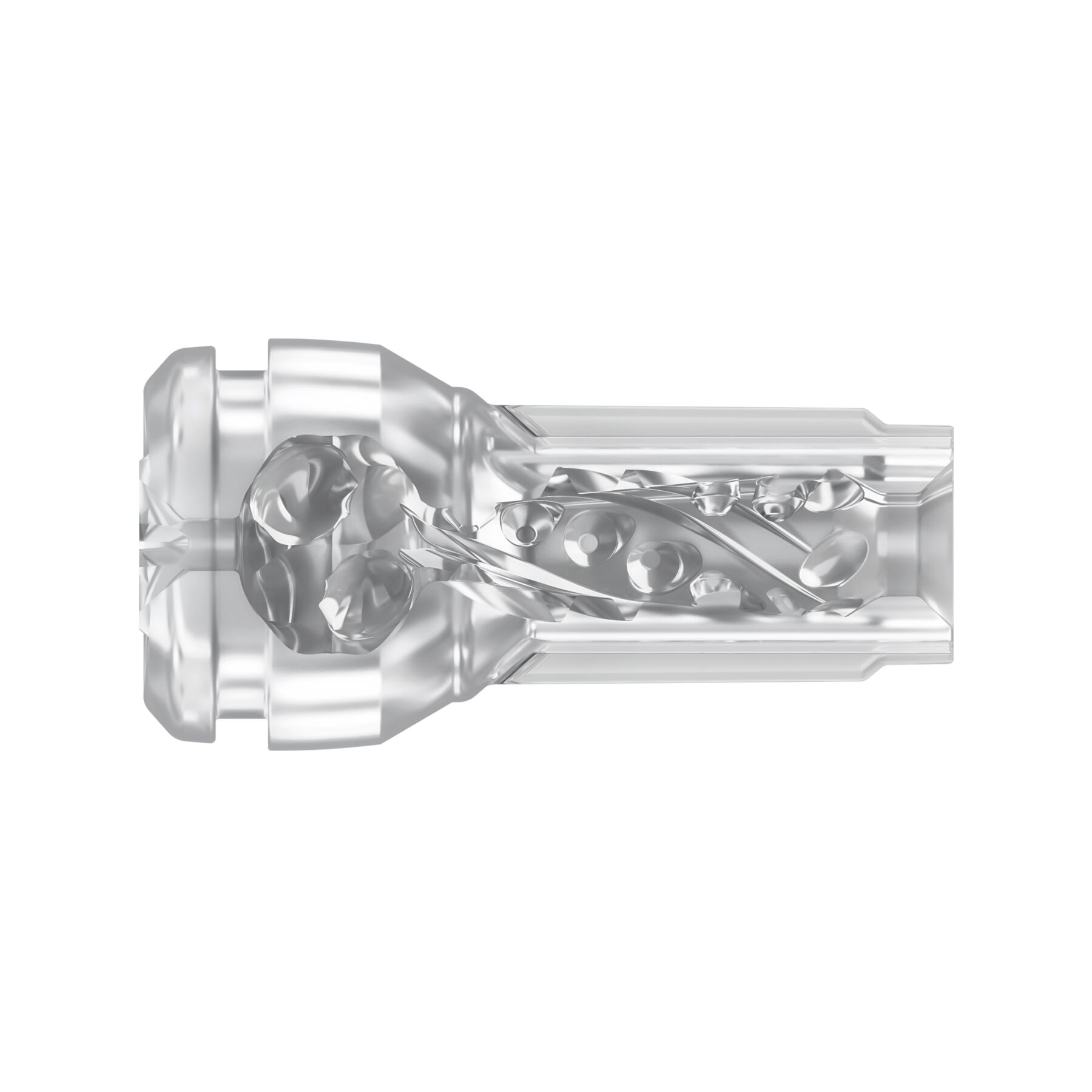 Мастурбатор Kiiroo Feel Pocket Crystal, сумісний з інтерактивною насадкою PowerBlow - Зображення 2