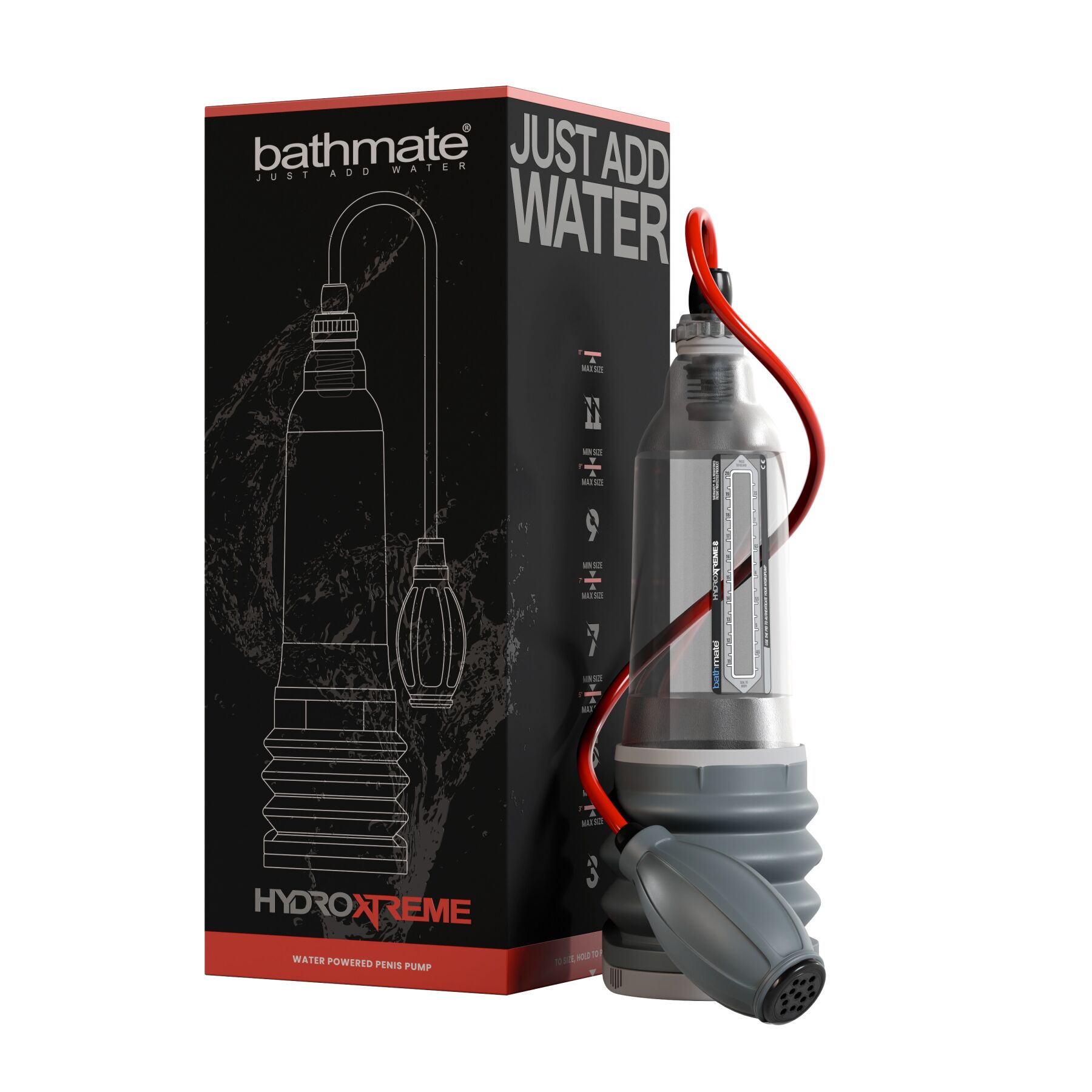Гідропомпа Bathmate HydroXtreme 8, для члена довжиною від 15 до 20 см, діаметр до 5,5 см - Зображення 2