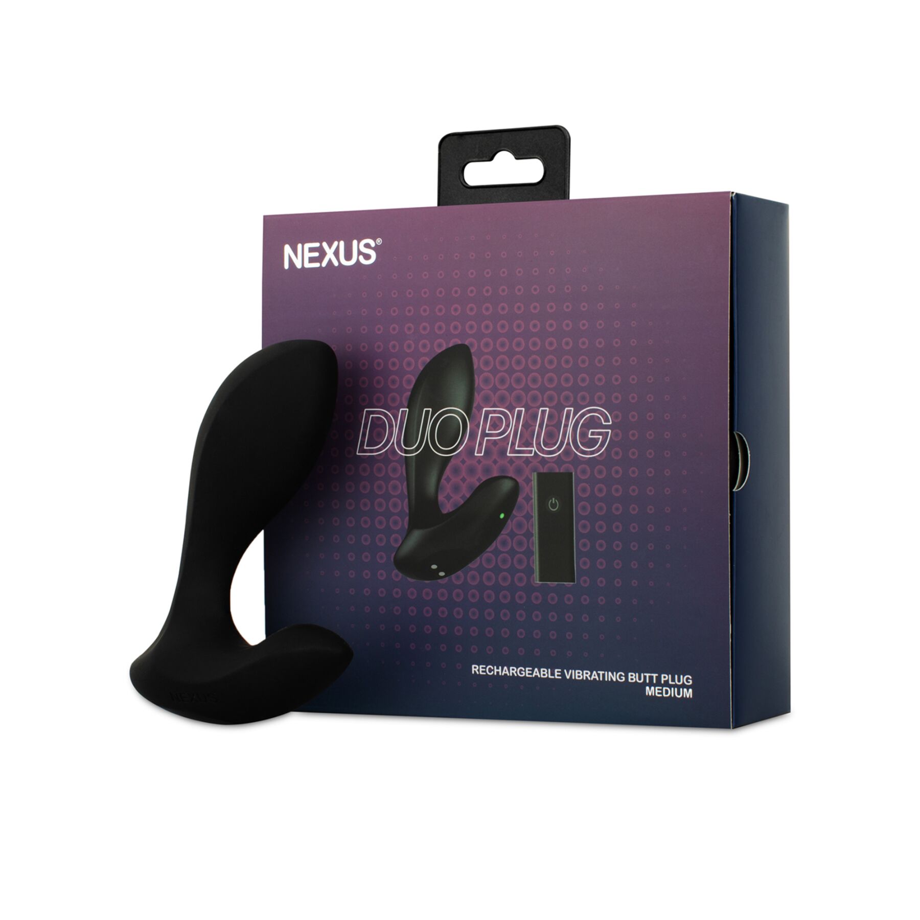 Анальна вібропробка Nexus DUO Plug Medium, пульт ДК - Зображення 2