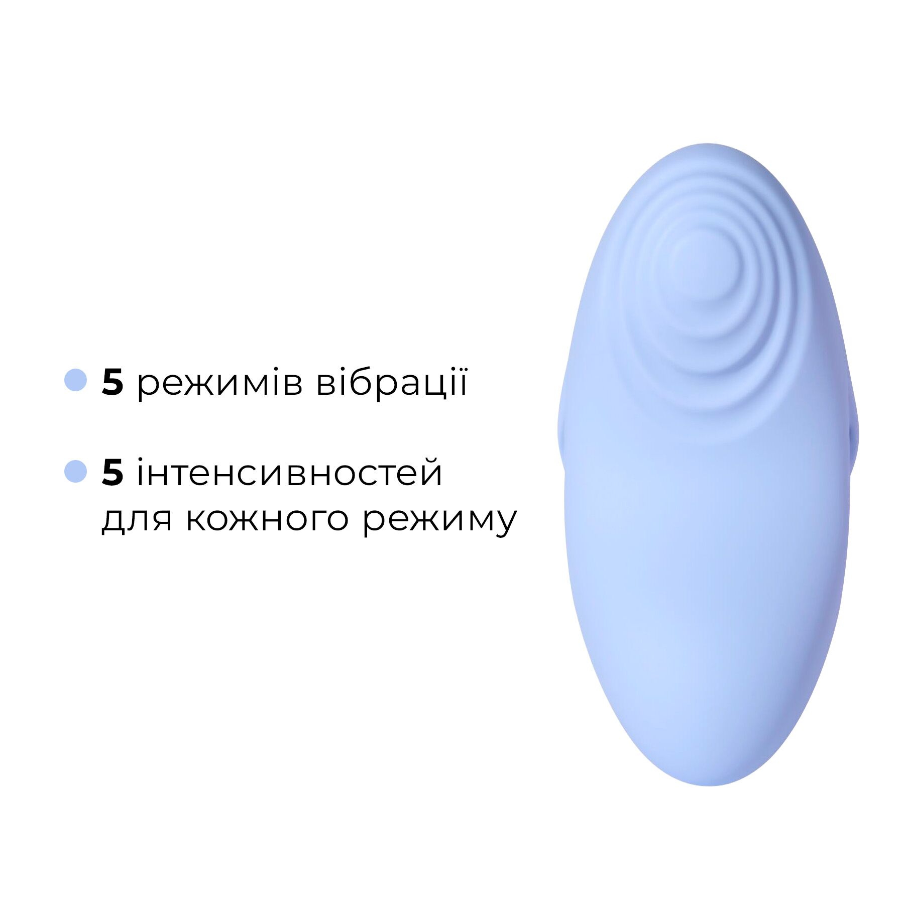 Смарт-вібратор для клітора Svakom Echo 2 Sky Blue, підігрів до 38 °C, знімна насадка на палець - Зображення 4