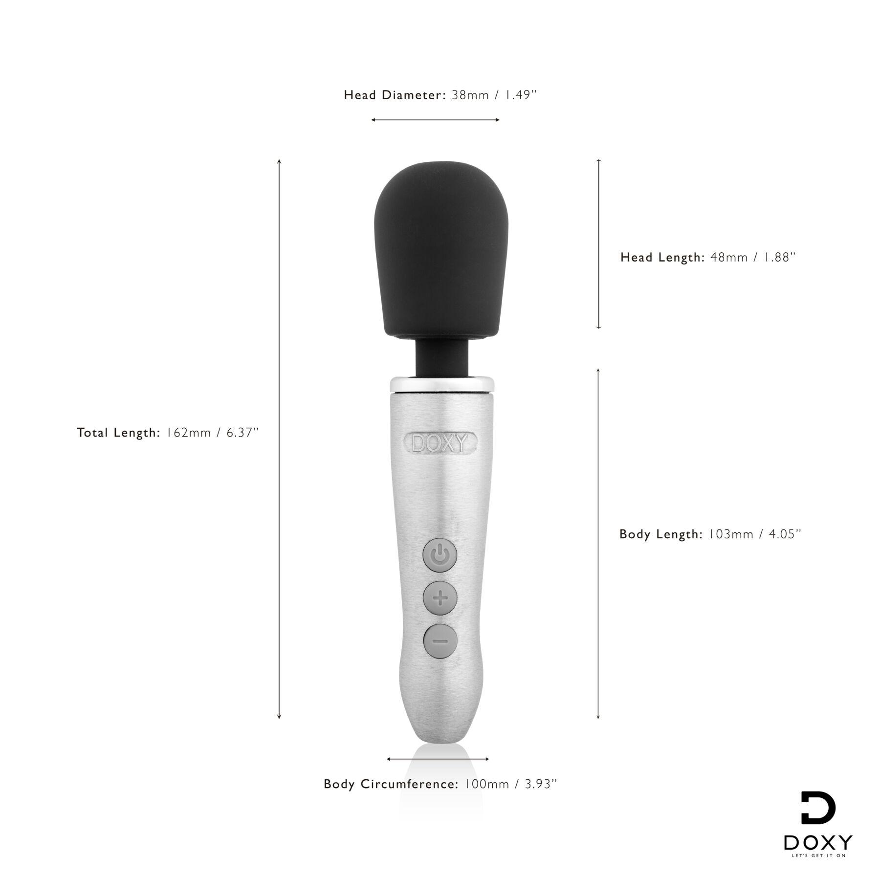 Вібромасажер DOXY Go, компактний, перезаряджуваний, водостійкий, 6 режимів - Зображення 4