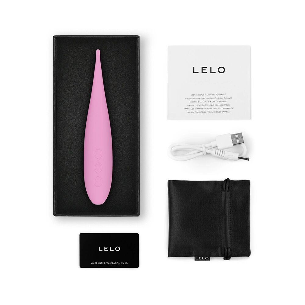 Кліторальний вібратор LELO DOT Travel Pink, точкова стимуляція, 8 режимів - Зображення 2