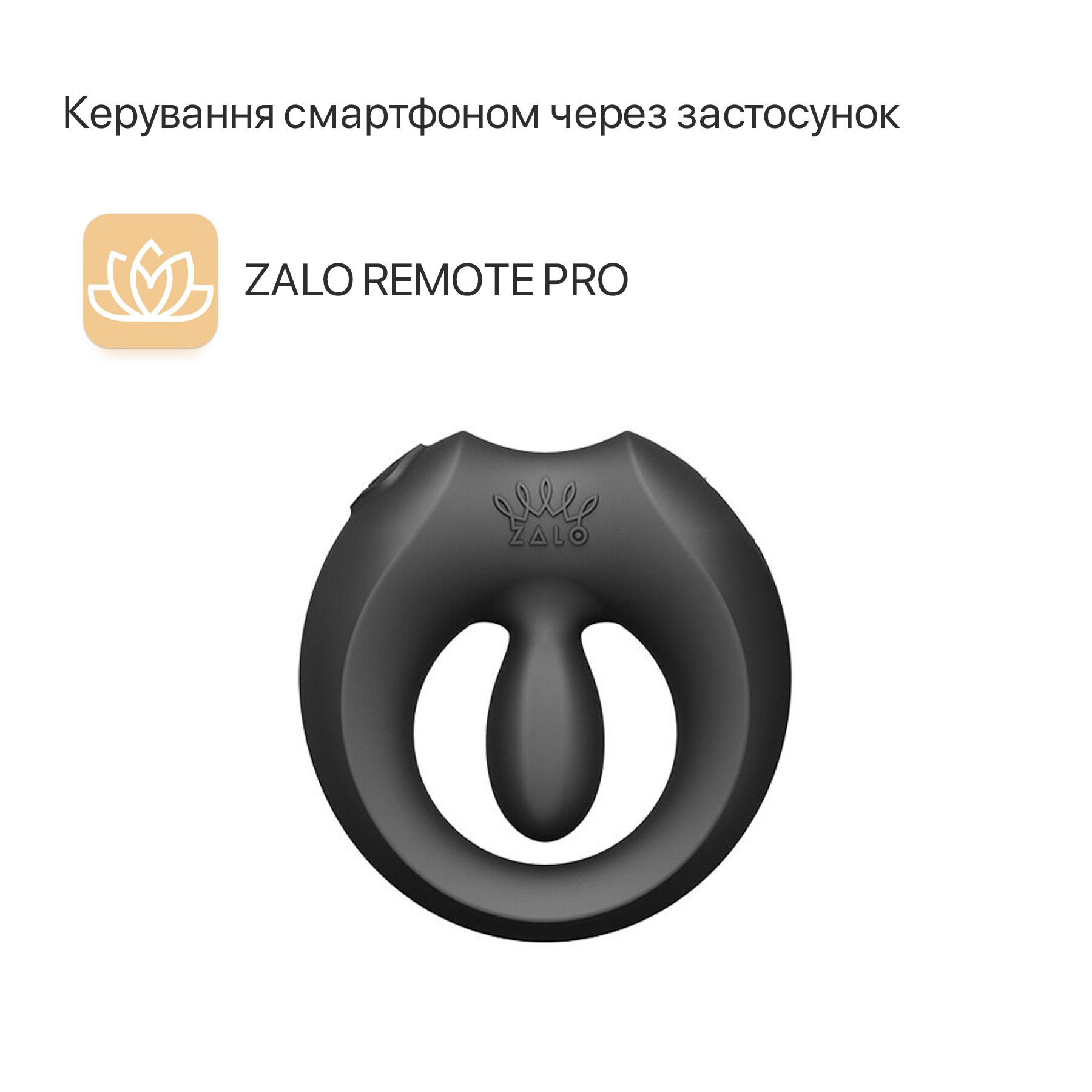 Ерекційне смарт-віброкільце Zalo Apis Obsidian Black, до 4 годин роботи, зарядний кейс - Зображення 3