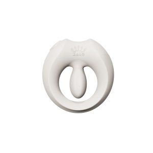 Ерекційне смарт-віброкільце Zalo Apis Ivory White, до 4 годин роботи, зарядний кейс