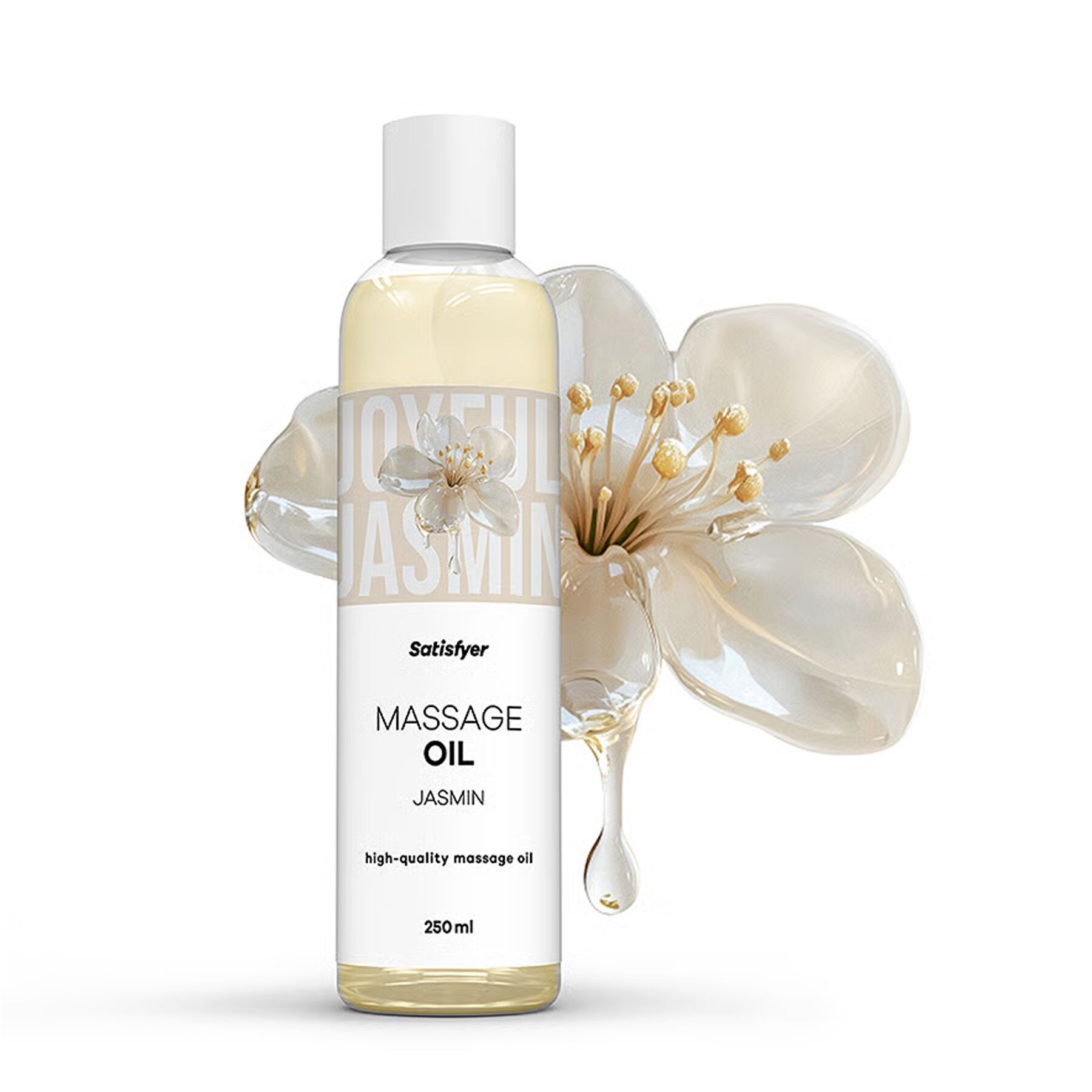 Масажна олія Satisfyer Massage Oil Jasmin 250 мл - Зображення 2