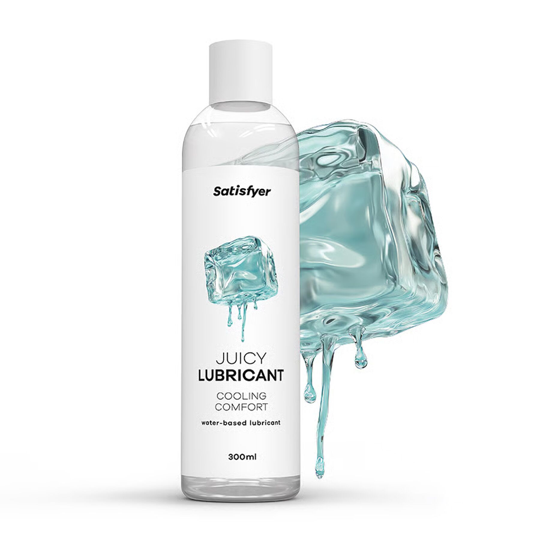 Лубрикант на водній основі Satisfyer Juicy Lubricant Cooling Comfort water based 300 мл - Зображення 2