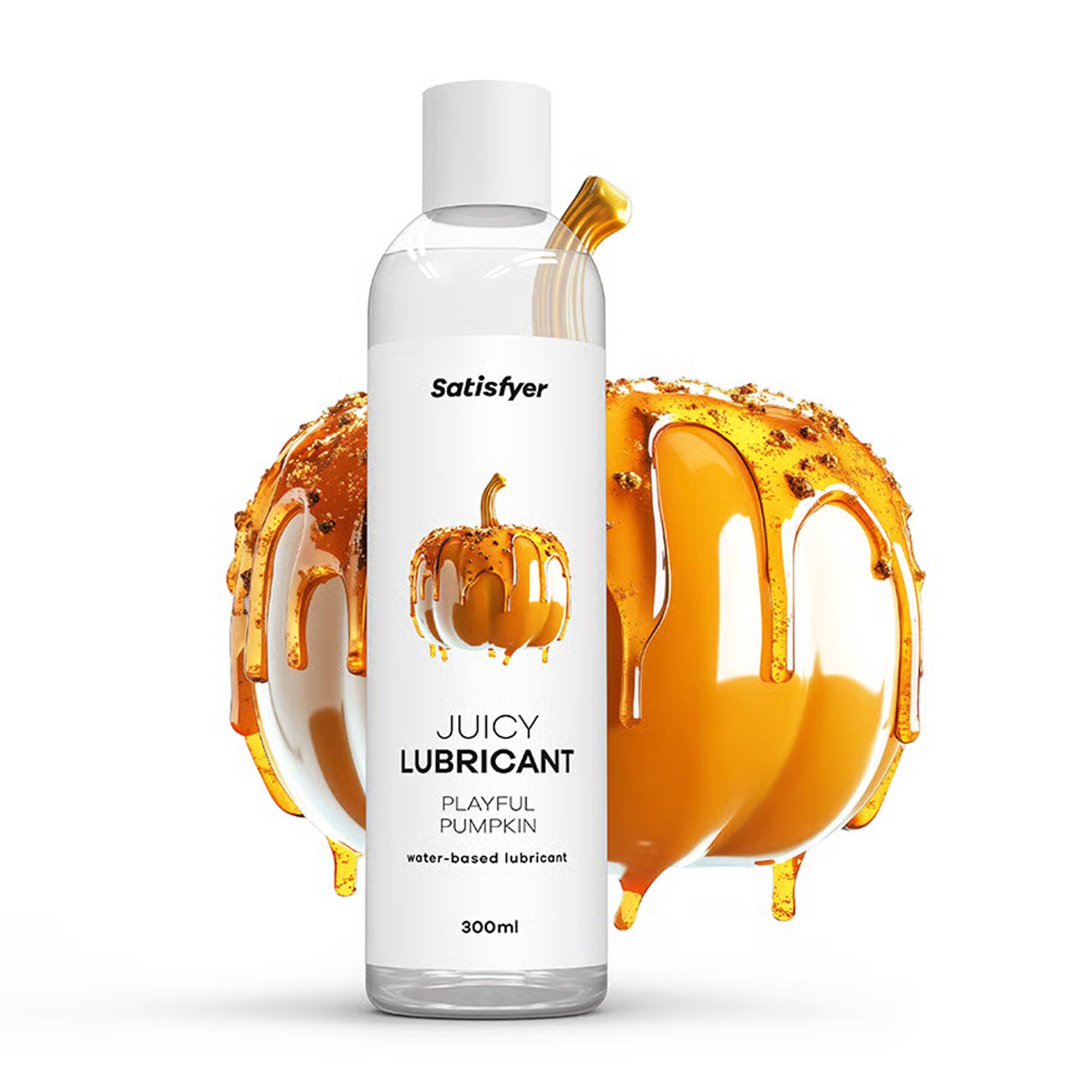 Лубрикант на водній основі Satisfyer Juicy Lubricant Playful Pumpkin water based 300 мл - Зображення 2