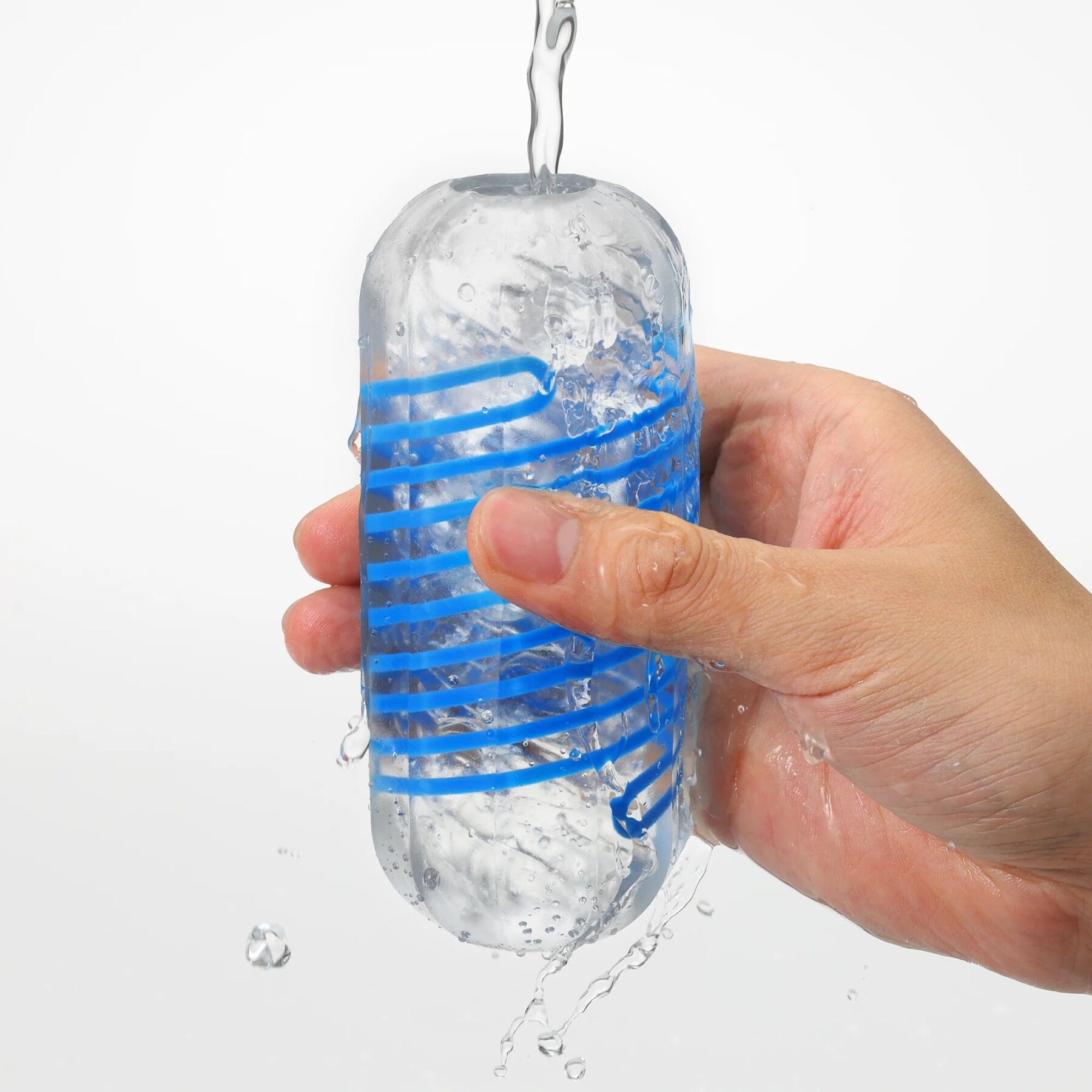 Мастурбатор Tenga Spinner DX 02 Bumps, з пружною стимулювальною спіраллю всередині, середній вплив - Зображення 4