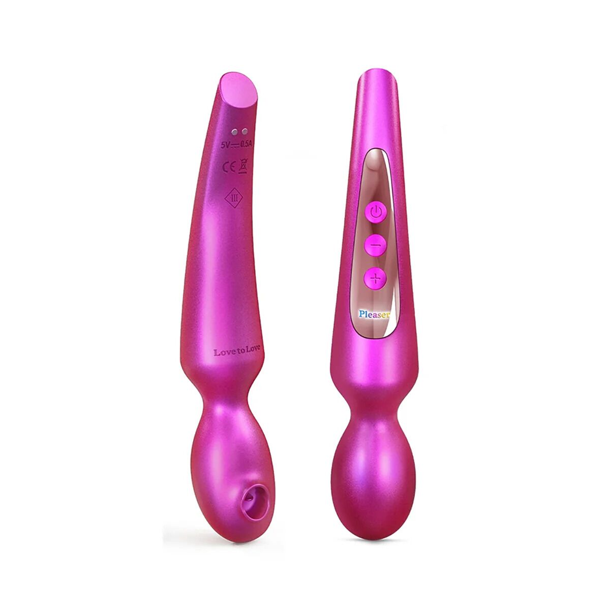 Стимулятор для клітора Love To Love Pleaser Iridescent Berry, ефект постукування, 5 режимів - Зображення 2