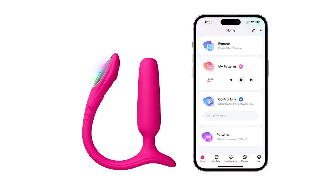 Анальна смарт-вібропробка Lovense Lush Anal, дуже потужна, LED-підсвічування - Зображення 4