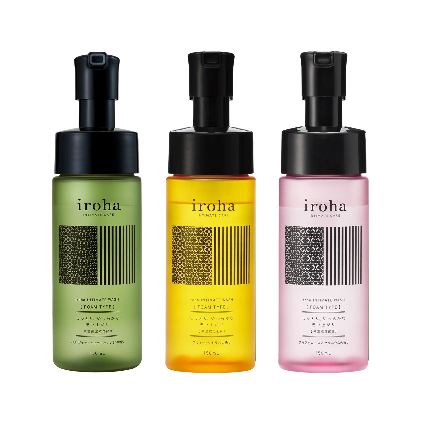 Піна для інтимного догляду Iroha Intimate Wash Foam Type Damask Rose and Geranium 150 мл - Зображення 4
