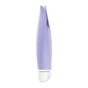 Вібратор з пелюстками Fun Factory VOLITA purple, компактний, дуже тихий, на батарейках